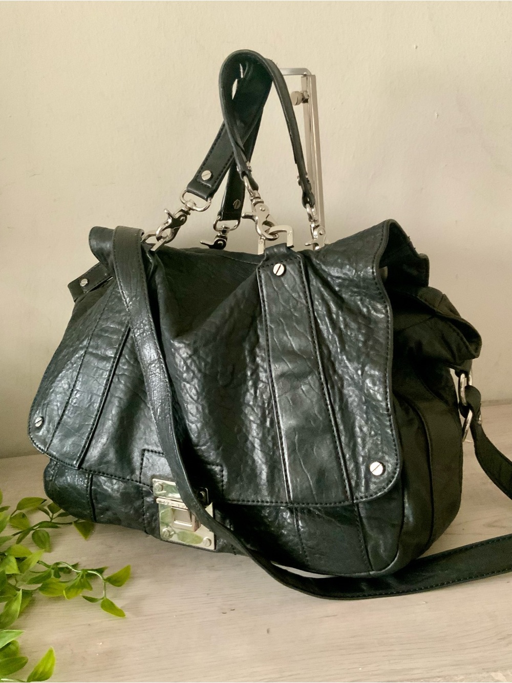 TORY BURCH DAYTON LARGE CITY SATCHEL SHOULDER BAG FROM 2010